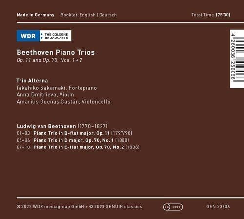 Ludwig van Beethoven : Beethoven: Piano Trios CD (2023)