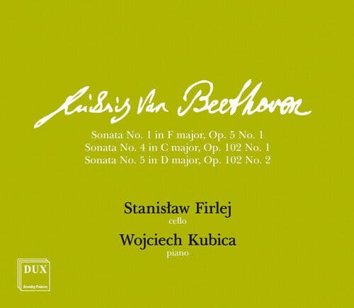 Ludwig van Beethoven : Ludwig Van Beethoven: Sonata No. 1 in F Major, Op. 5,