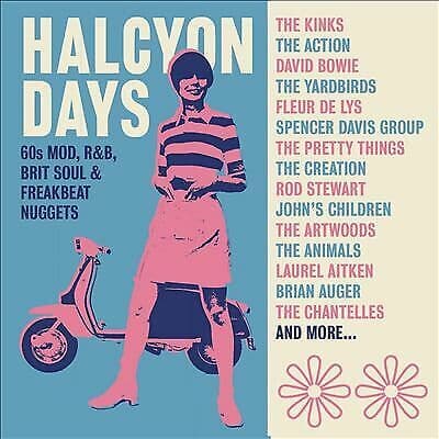 Various Artists : Halcyon Days: 60s Mod, R&B, Brit Soul & Freakbeat Nuggets CD