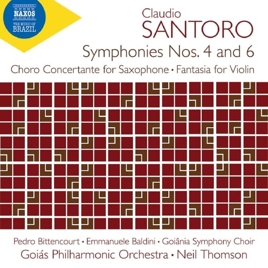 Goias Philharmonic Orchestra Neil - Claudio Santoro: Symphony No. 4 & 6 (CD)