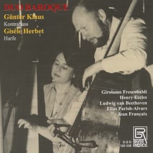 Frescobaldi/Eccles/Beethoven/Parish - Works For Double Bass & Harp (CD)