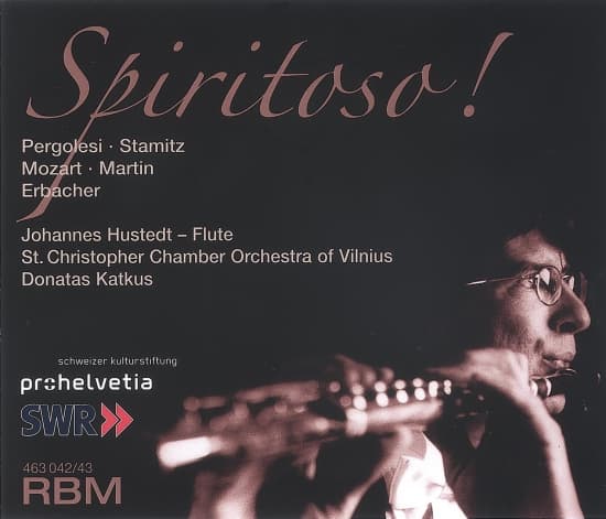 Johannes Hustedt - Spiritoso! - Flute Concertos By Per (CD)