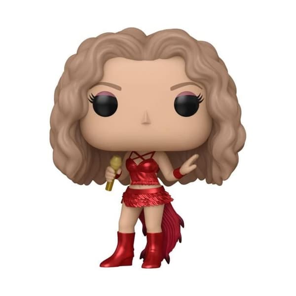 Vinylfigur - Funko - Shakira POP! Rocks - Metallic - Super Bowl - 9 cm