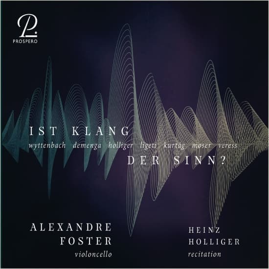 Alexandre Foster Heinz Holliger - Ist Klang Der Sinn? - Contemporary (CD)