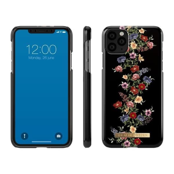 iDeal of Sweden iPhone 11 Pro Max Fashion Bakfodral Mörkblommigt