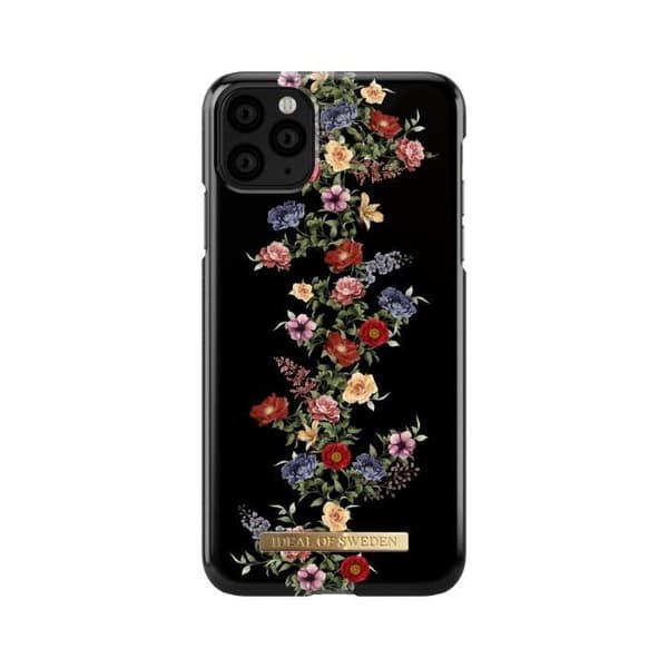 iDeal of Sweden iPhone 11 Pro Max Fashion Bakfodral Mörkblommigt
