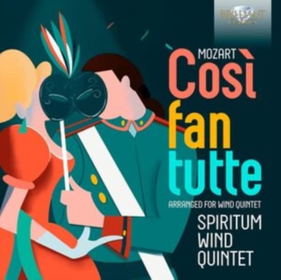 W A Mozart - Cosi Fan Tutte, Arranged For Wind Q (CD)