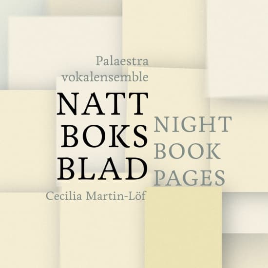 Palaestra Vokalensemble Martin-Löf - Nattboksblad / Night Book Pages (CD)
