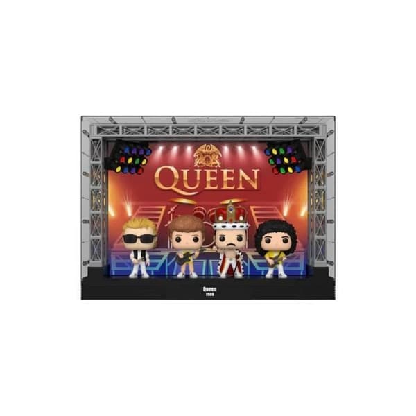 Queen pack 4 POP Moments Deluxe vinylfigurer Wembley Stadium
