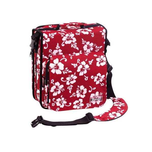 Zomo CD Stort Premium Blomma Röd Sac CD och Vinyl