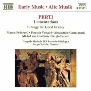 Perti Giacomo Antonio - Lamentations (CD)