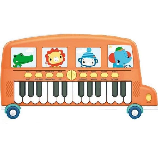 NC Musikleksak Fisher Price Elektroniskt Piano Bussen