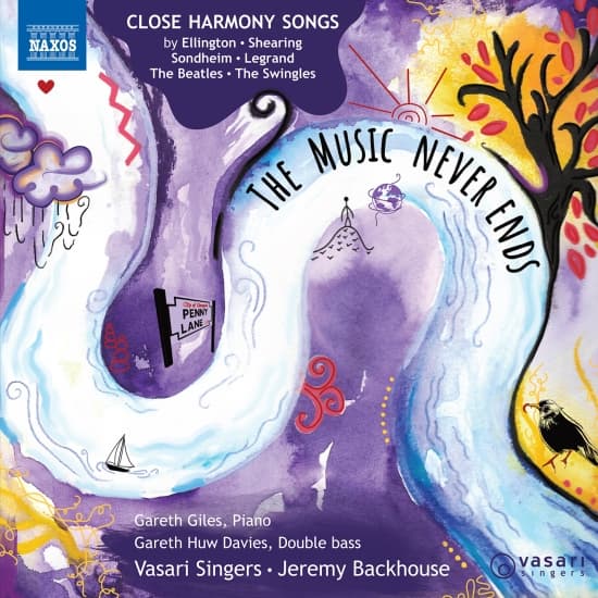 Vasari Singers Jeremy Backhouse - The Music Never Ends (CD)