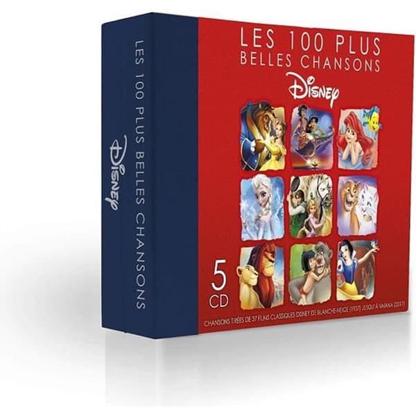 De 100 vackraste Disneylåtarna (5 CD-skivor)