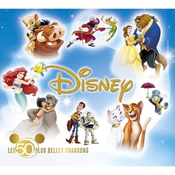 CD - Disney - De 50 vackraste sångerna - Barn - Musik - Album