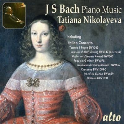 Bach: verk för piano. Nikolajeva.