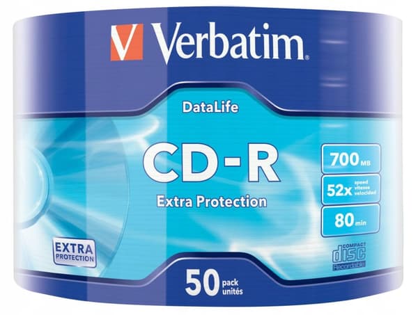 Verbatim CD-R 700MB 52X EKSTRA, 43787