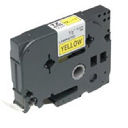 Brother | TZe-661 Laminated Tape | Black on Yellow | TZe | 8 m | 3.6 cm