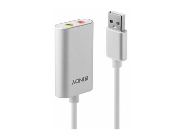 Lindy USB Type A to Audio Converter - Ljudkort - stereo - USB