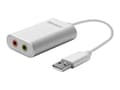 Miniatyrbild 1 av 5: Lindy USB Type A to Audio Converter - Ljudkort - stereo - USB