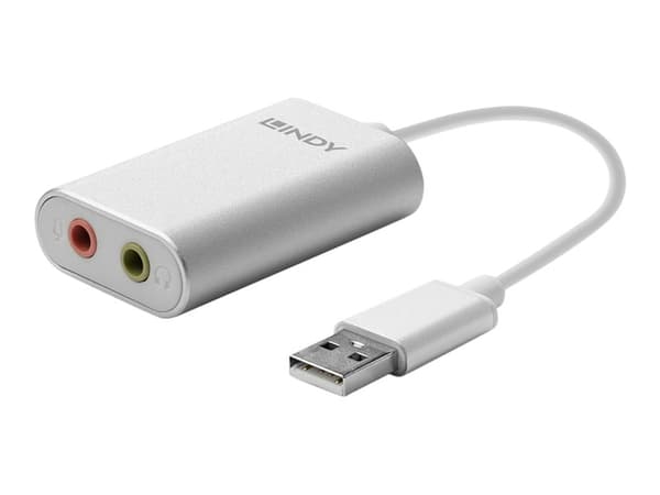 Lindy USB Type A to Audio Converter - Ljudkort - stereo - USB
