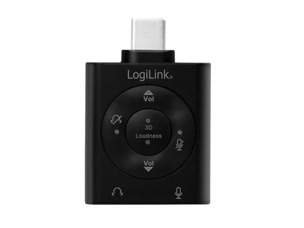 LogiLink UA0365, USB Type-C, 96KHz, 27 mm, 40 mm, 8 mm