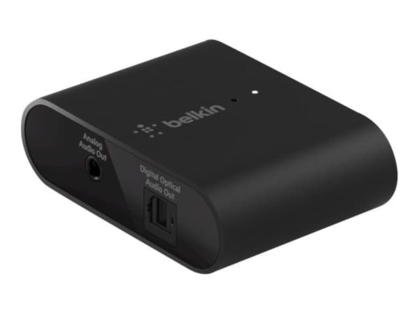 Belkin Soundform Connect Audio Adapter with AirPlay 2 - Trådløst lydadapter for mobiltelefon, digital spiller, smarthøyttaler, nettbrett - for AirPla