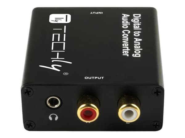 TECHly - Lydomformer fra digital til analog - svart