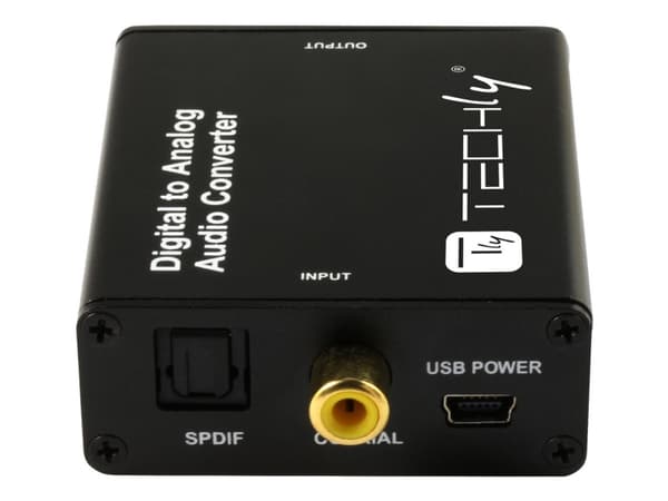 TECHly - Lydomformer fra digital til analog - svart