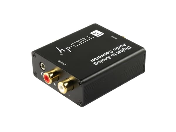 TECHly - Lydomformer fra digital til analog - svart