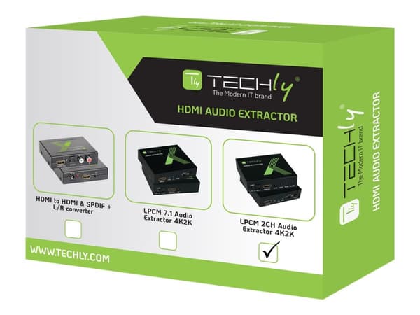 TECHly IDATA HDMI-EA4K - Ljudutmatning