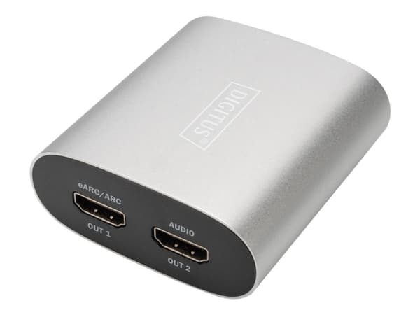 DIGITUS DS-45337 - Video/lyd-splitter - 2 x HDMI - stasjonær