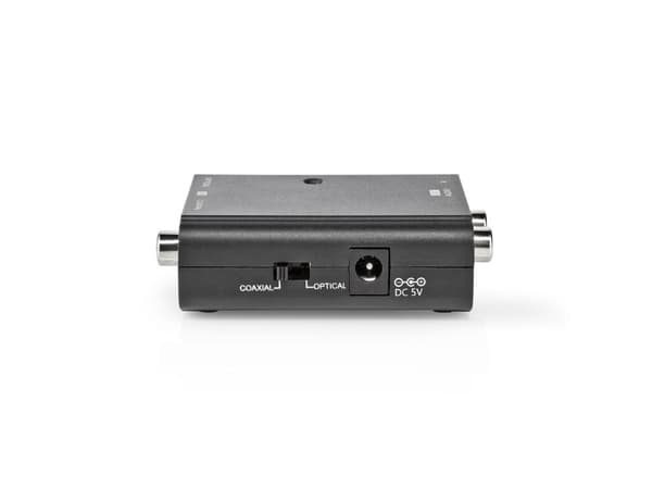 Nedis ACON2509BK, 57 mm, 50,5 mm, 23 mm, 44 g, Likström till USB typ A, 35 mm