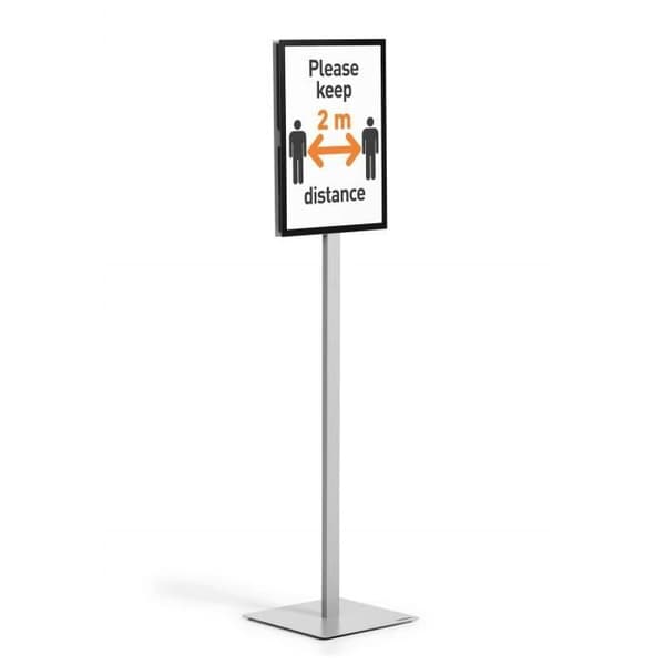 Support Info Stativ Basic A3 - DURABLE - Antracitgrå - Vit