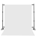 Miniatyrbild 2 av 2: Backdrop Ställkit, Justerbar Höjd, Hållbart Muslinmaterial,Med White Frabic, 2,4x3M
