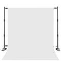 Miniatyrbild 1 av 2: Backdrop Ställkit, Justerbar Höjd, Hållbart Muslinmaterial,Med White Frabic, 2,4x3M