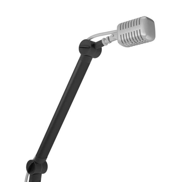 Mikrofonstativ - ICY BOX - IB-MAG103B-T - Bordsstativ - Svart - Max höjd 98 cm