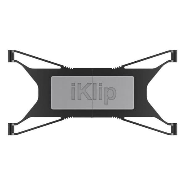 Tabletstöd - IK Multimedia - iKlip Xpand - Universell fästning - Svart - Vertikal/Horizontell