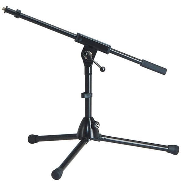 Lågt mikrofonstativ - NUMARK - Modell 259/1B - Höjd 305 mm - Bom 525 mm - Vikt 1,8 kg