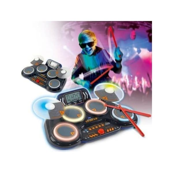 VTech Kidi DJ Trummor LCD Bluetooth Inspelare Neonbelysning