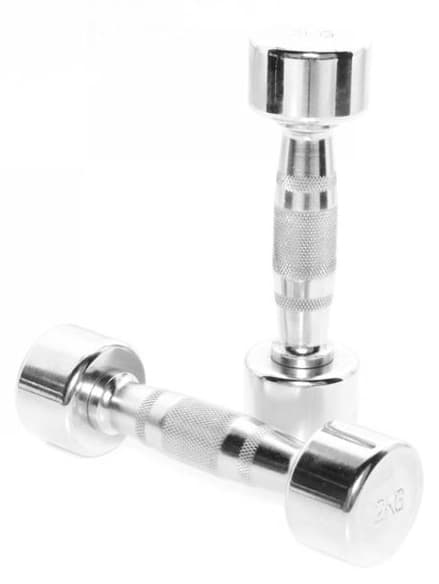 Chromed dumbbell TOORX MC-2 2kg