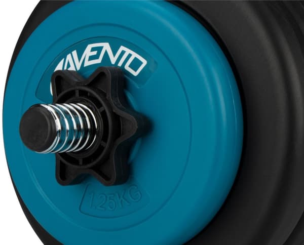 Dumbbell Adjustable Synthetic AVENTO 42DF 15kg