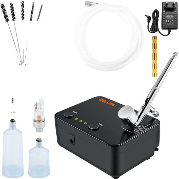 Airbrush Kit, Dual-Action, Multifunktionell