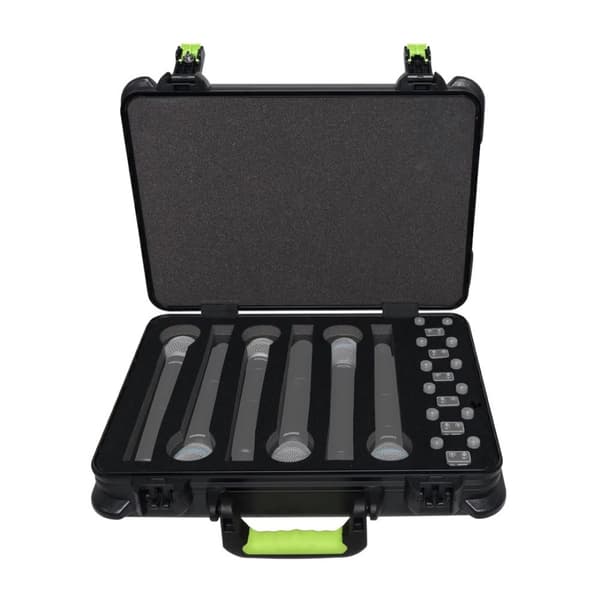 Shure SH-MICCASEW06 - muovikotelo kahvalla mikrofonien kuljettamiseen