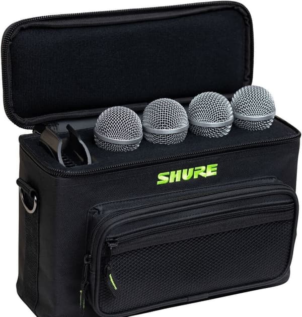 Shure SH-MICBAG04 - kuljetuslaukku jopa neljälle mikrofonille