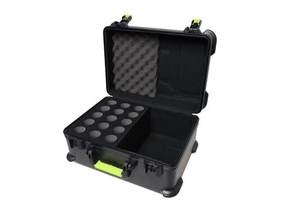 Shure SH-MICCASEW06 - muovikotelo kahvalla mikrofonien kuljettamiseen