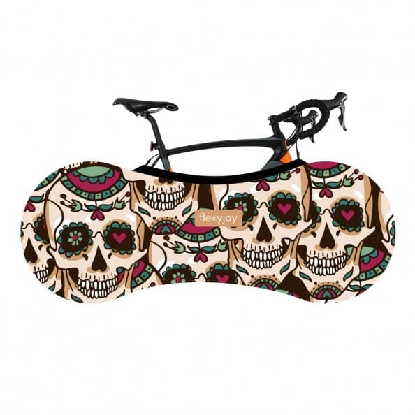 Flexyjoy Fleksibelt universal cykeldækken med opbevaringsetui, Aztec, FJB751