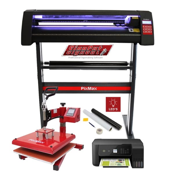 Startsæt med 38 cm Swing Press og LED-skæreplotter | MonsterShop