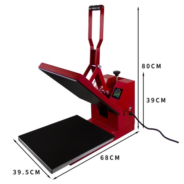 Varmepresse 38 x 38cm & 360mm Skæreplotter