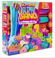 Slimygloop Slimy Sand Surprise 12 Piece Moldable, Stretchable Sand Set